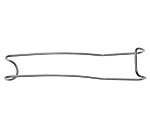 Sternberg Lippenhalter S-Form 16,5cm