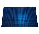 Silikonmatte blau, ungelocht 380x230mm